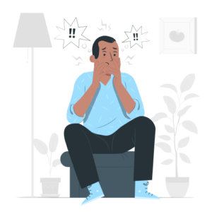 Illustration for anxiety, depression, and PTSD counselling